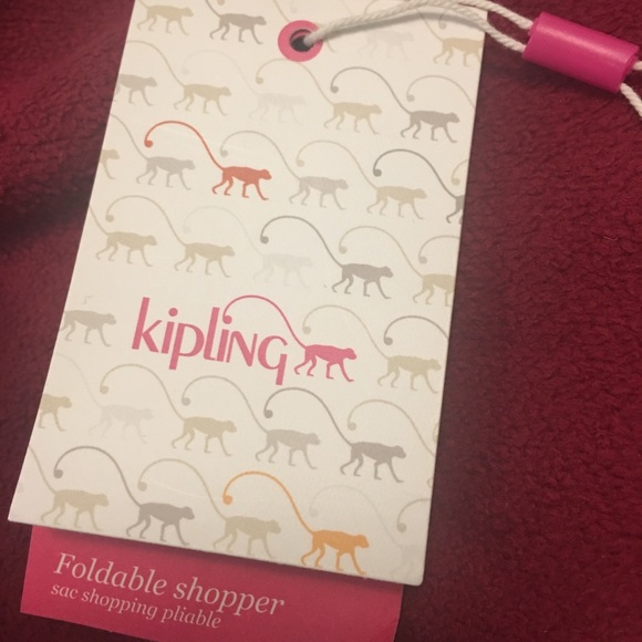 $45 KIPLING gem colored tote - Picture 4 of 5